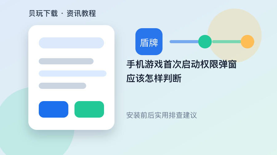 手机游戏首次启动权限弹窗应该怎样判断配图2