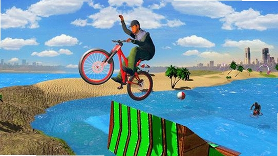 水上自行车模拟3D v1.0安卓版截图