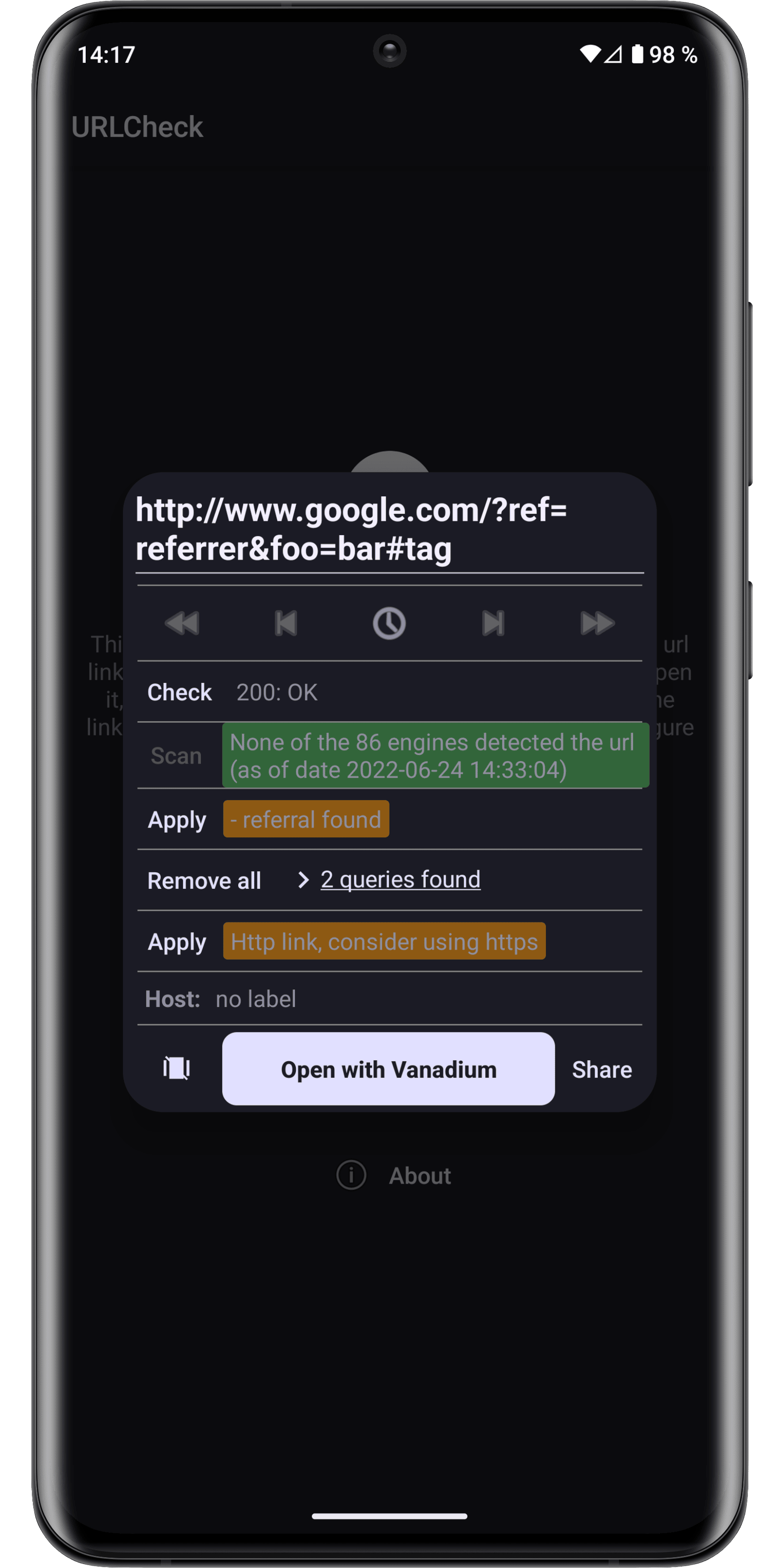 URLCheck v3.5安卓版截图