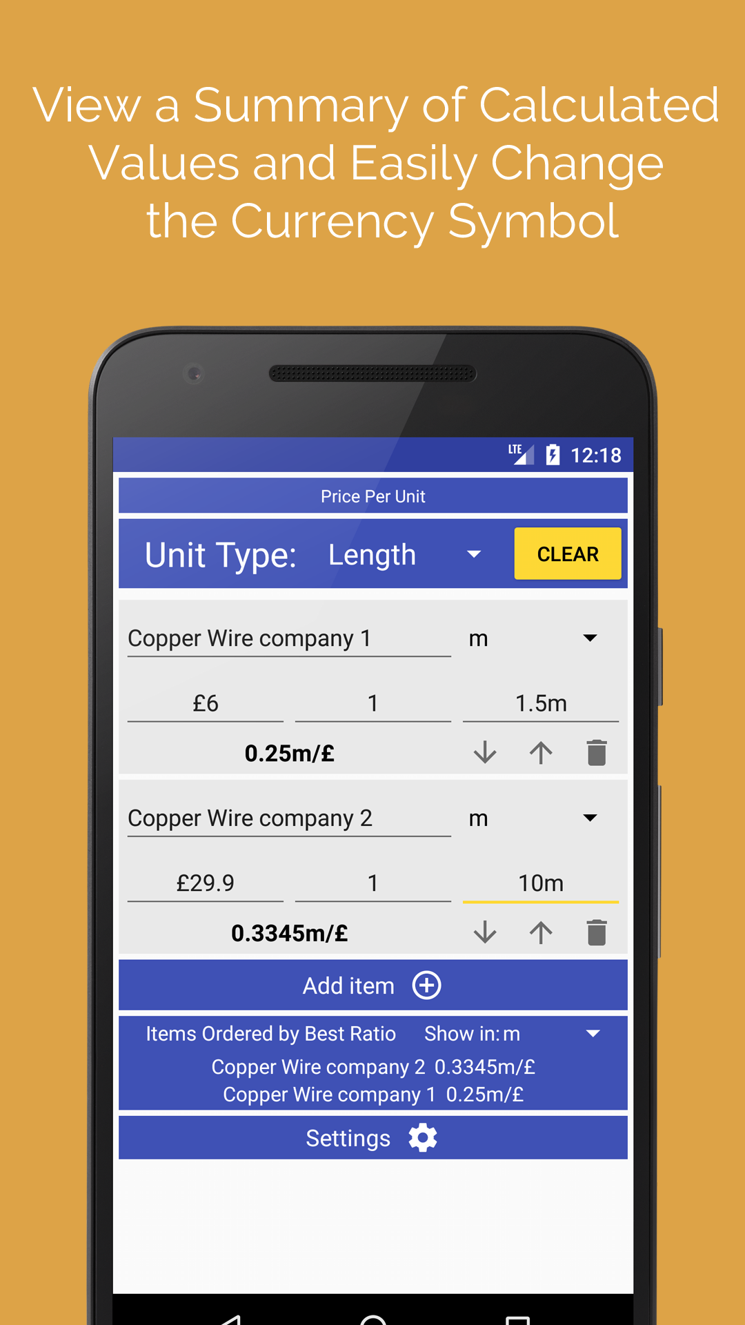 Price Per Unit v1.8.0安卓版截图