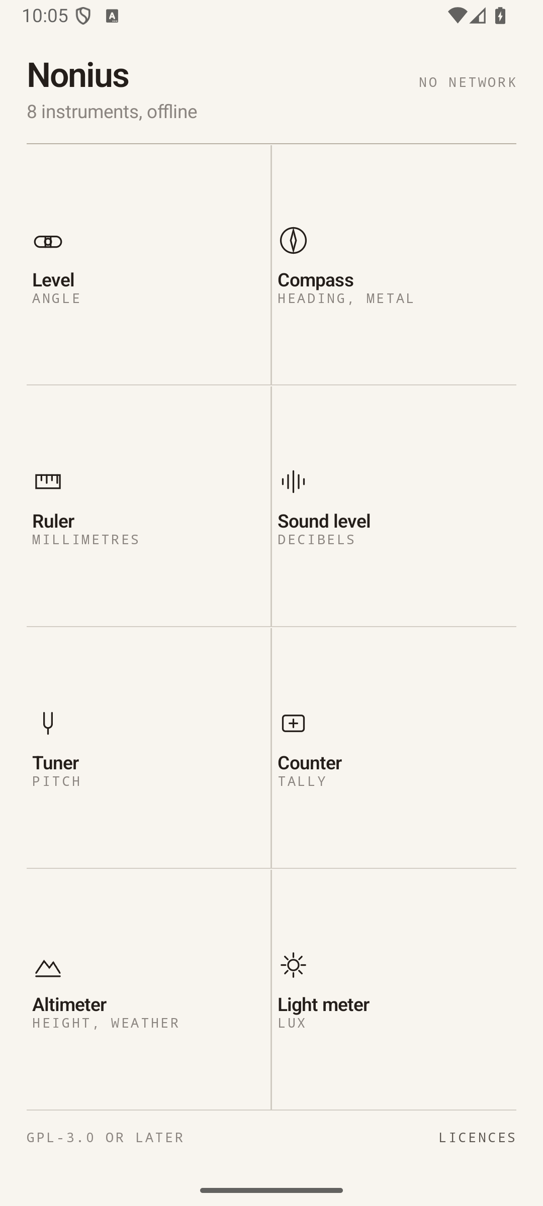 Nonius v1.0安卓版截图