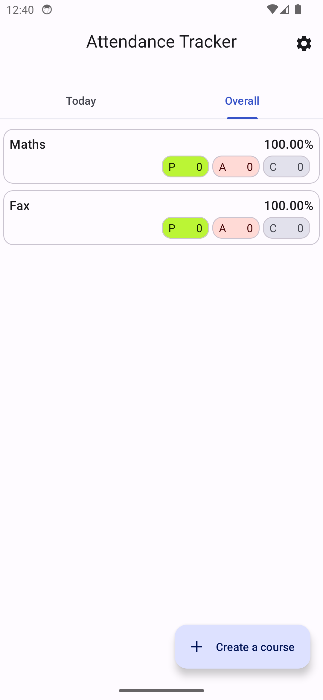 Self Attendance Tracker v1.1.0安卓版截图