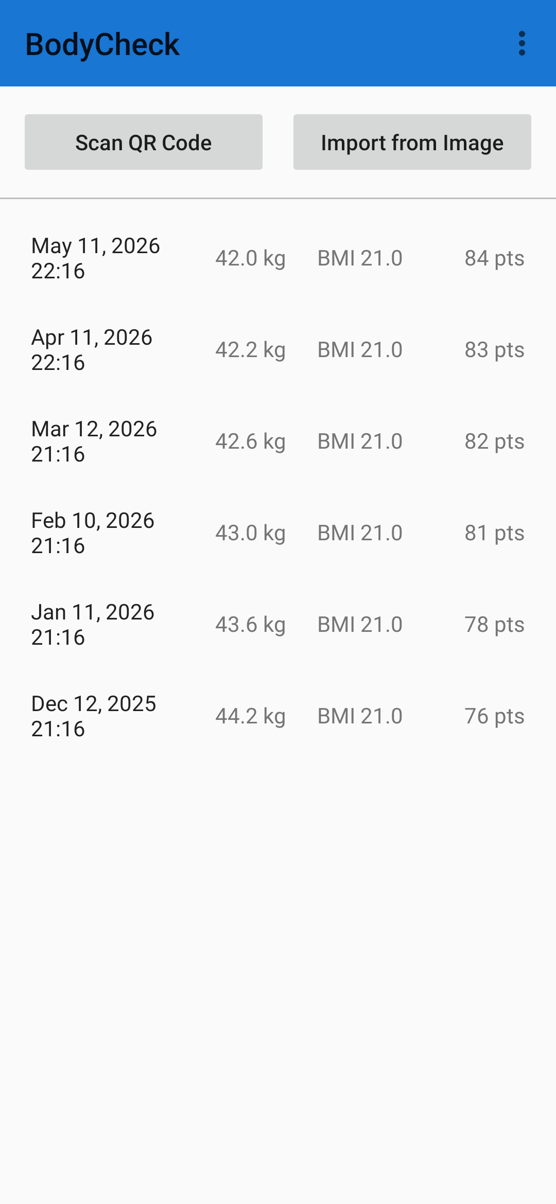 BodyCheck v1.1安卓版截图