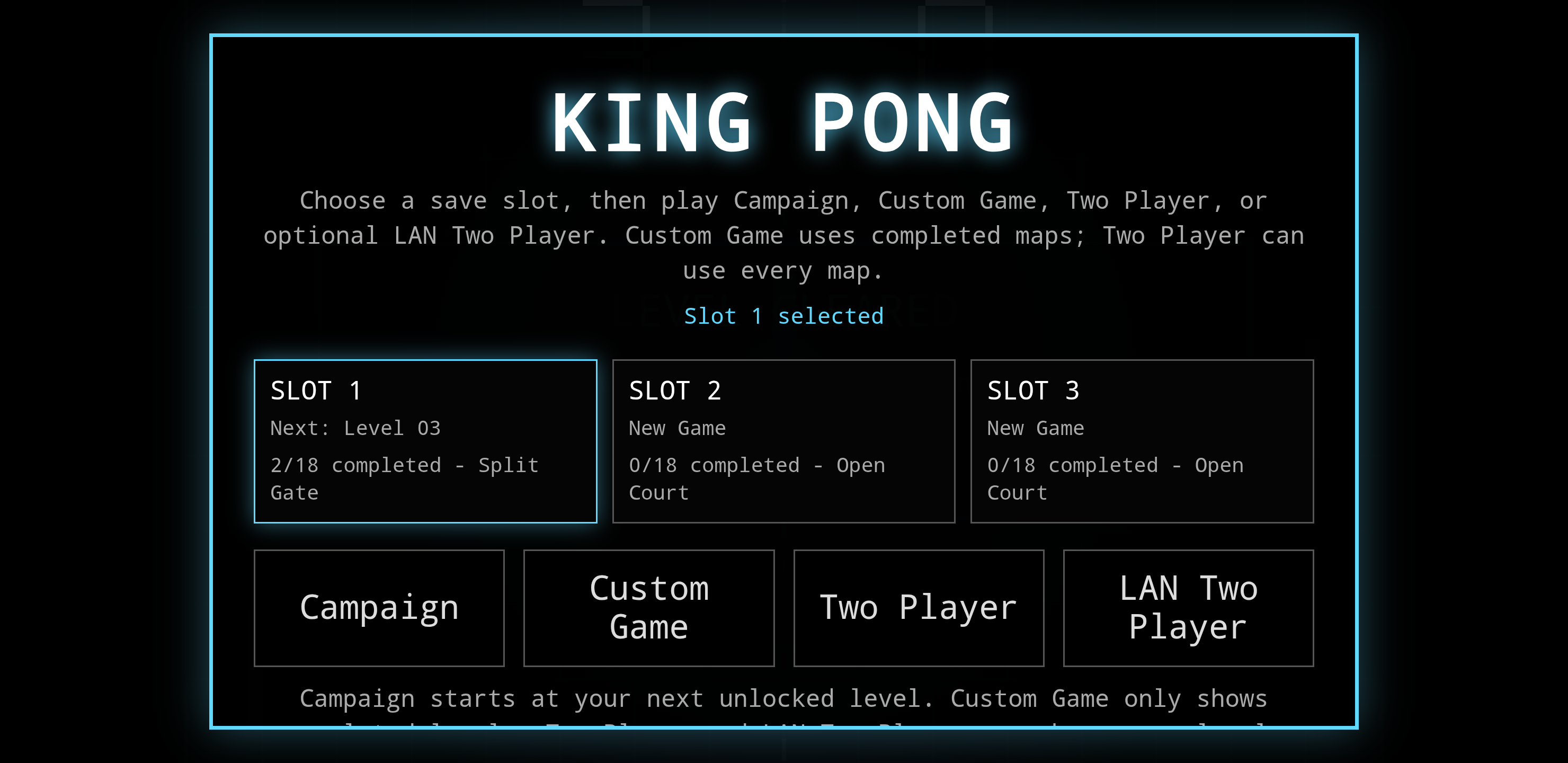 King Pong复古乒乓球 v1.1.2安卓版截图