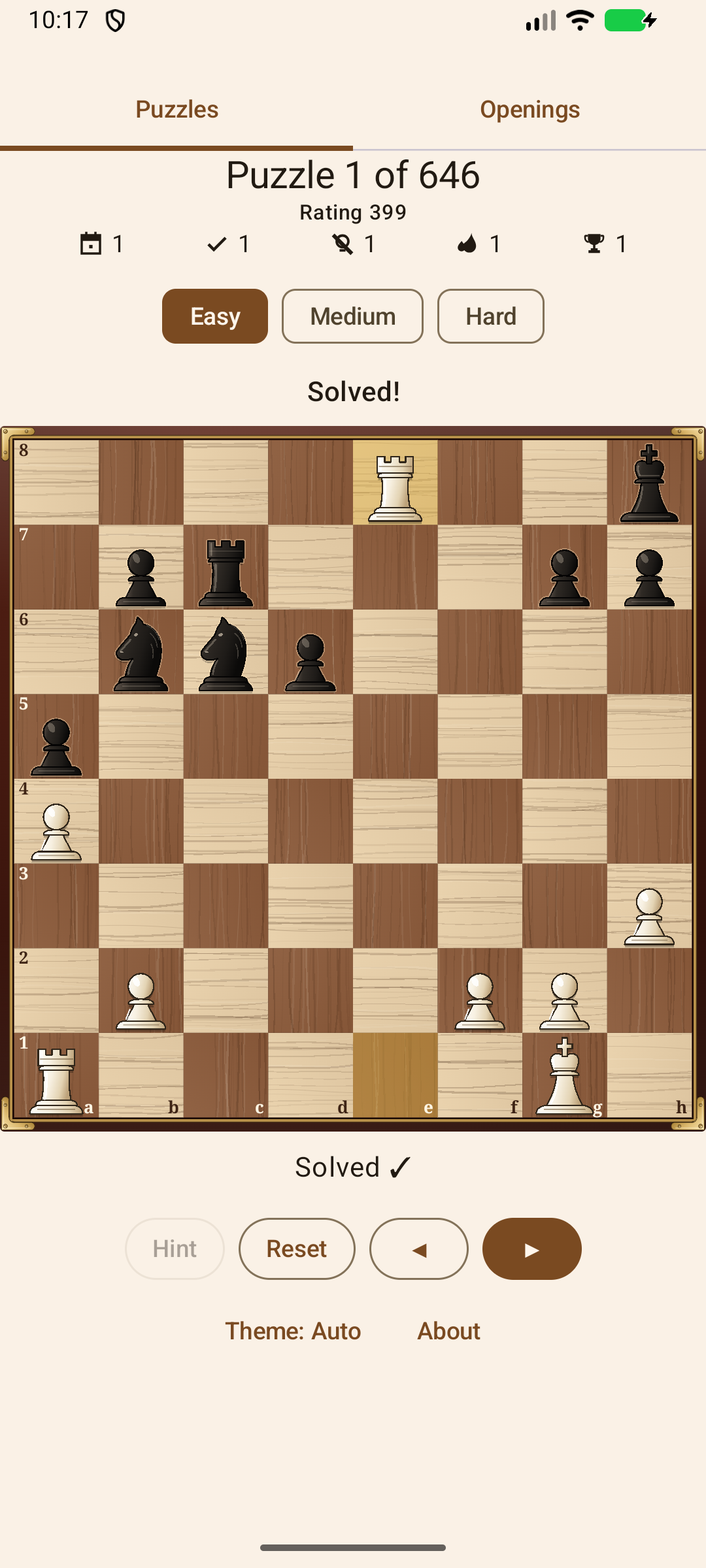Chess Puzzles国际象棋战术题设置与使用场景