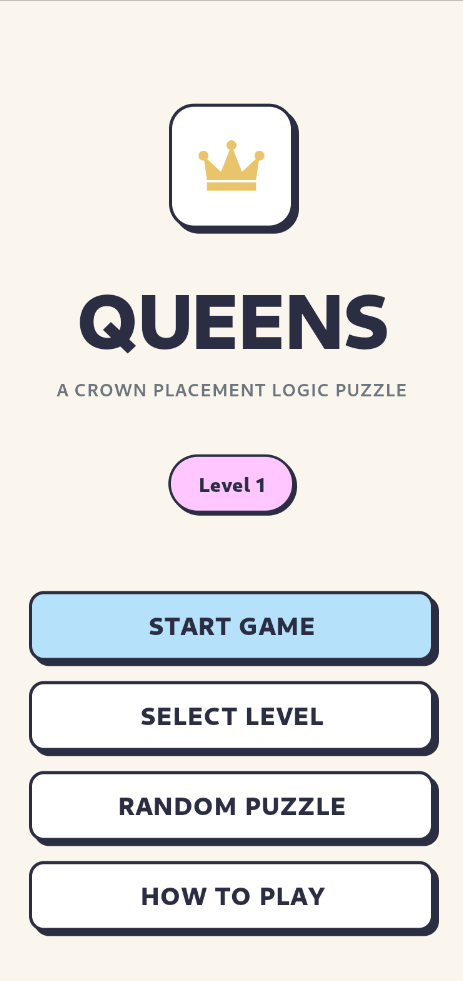 Queens皇冠逻辑谜题 v1.0.8安卓版截图