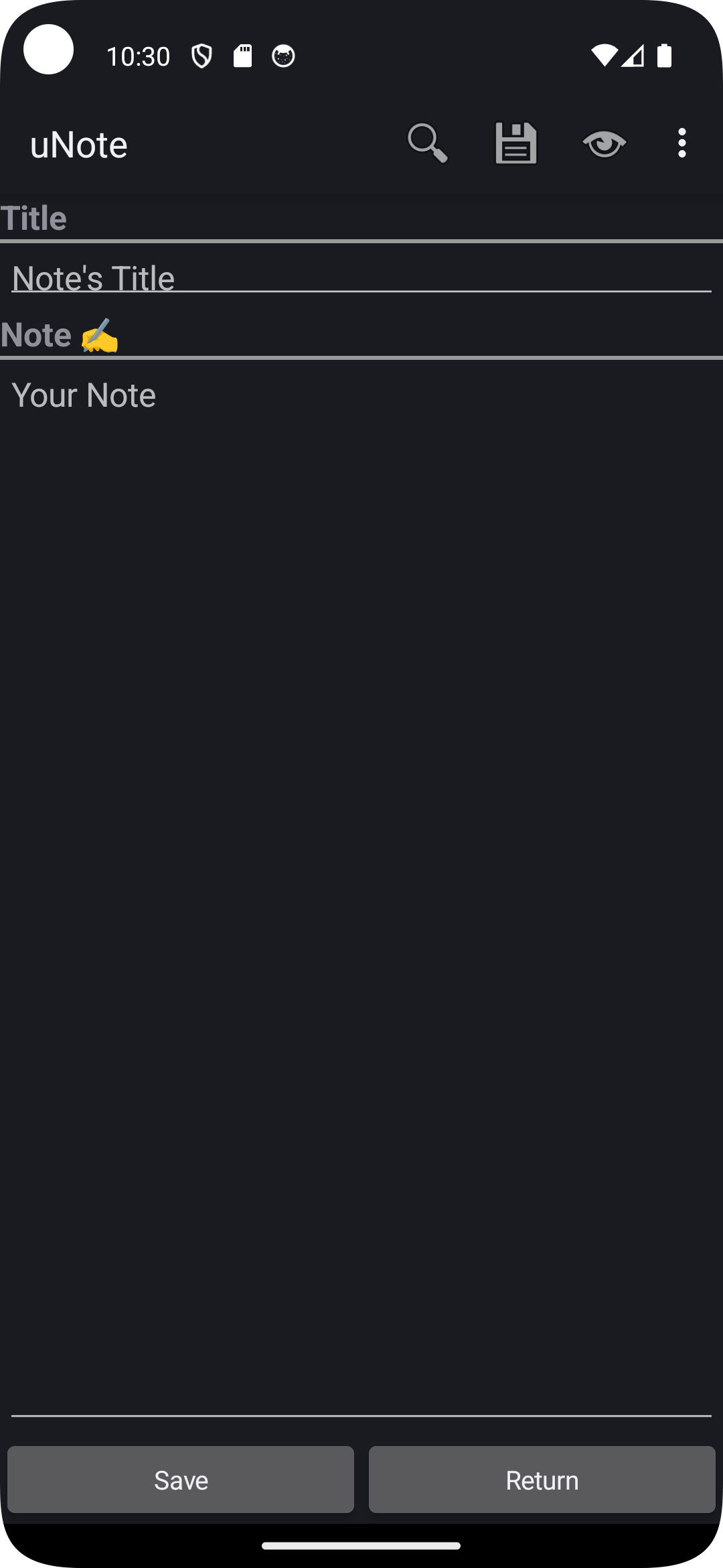uNote极简记事本 v1.9.1安卓版截图