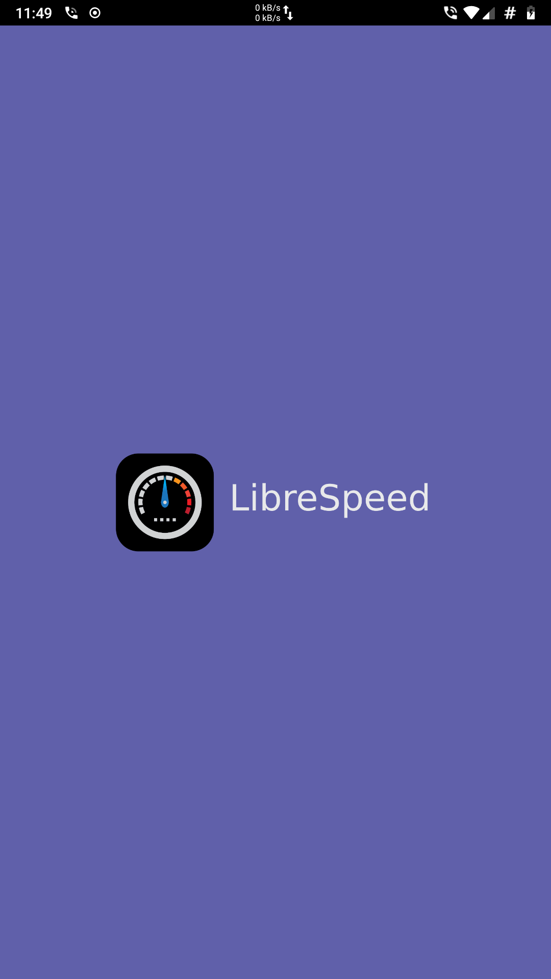 LibreSpeed网络测速主要界面