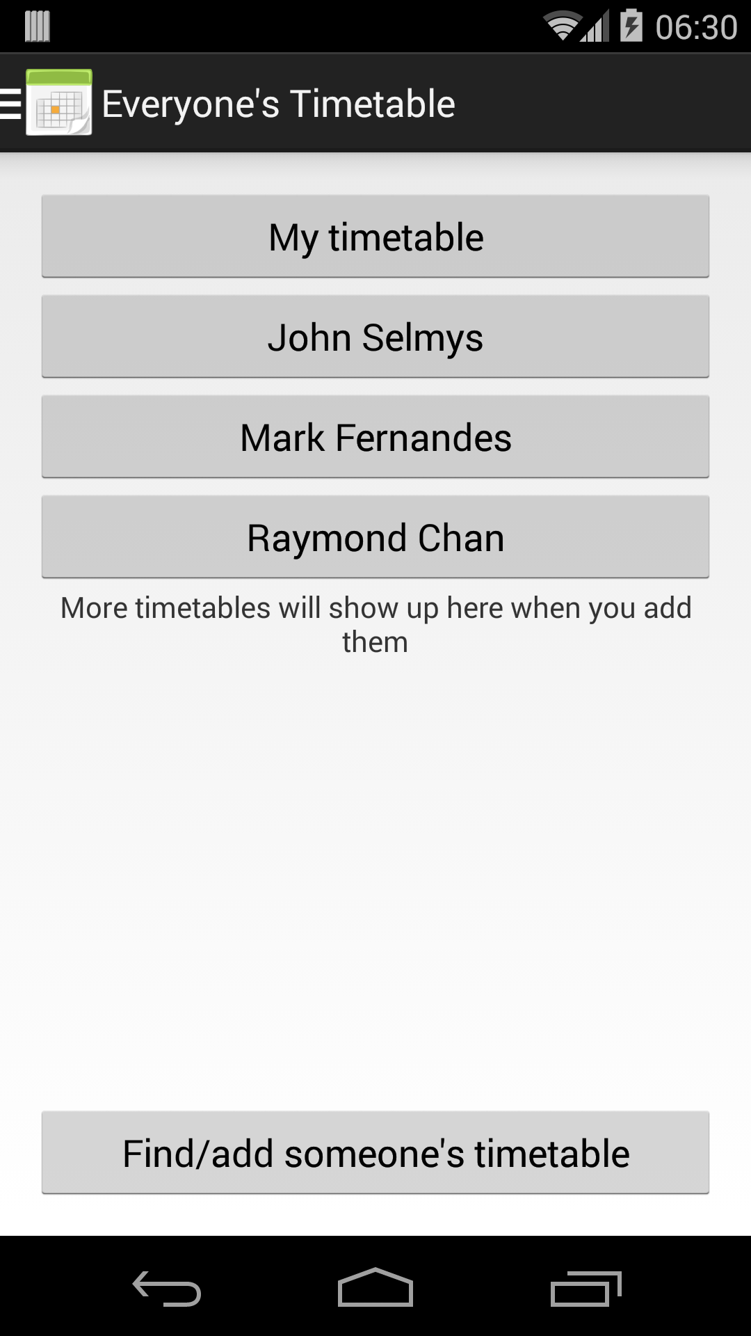 Everyones Timetable校园课表 v1.3.1安卓版截图