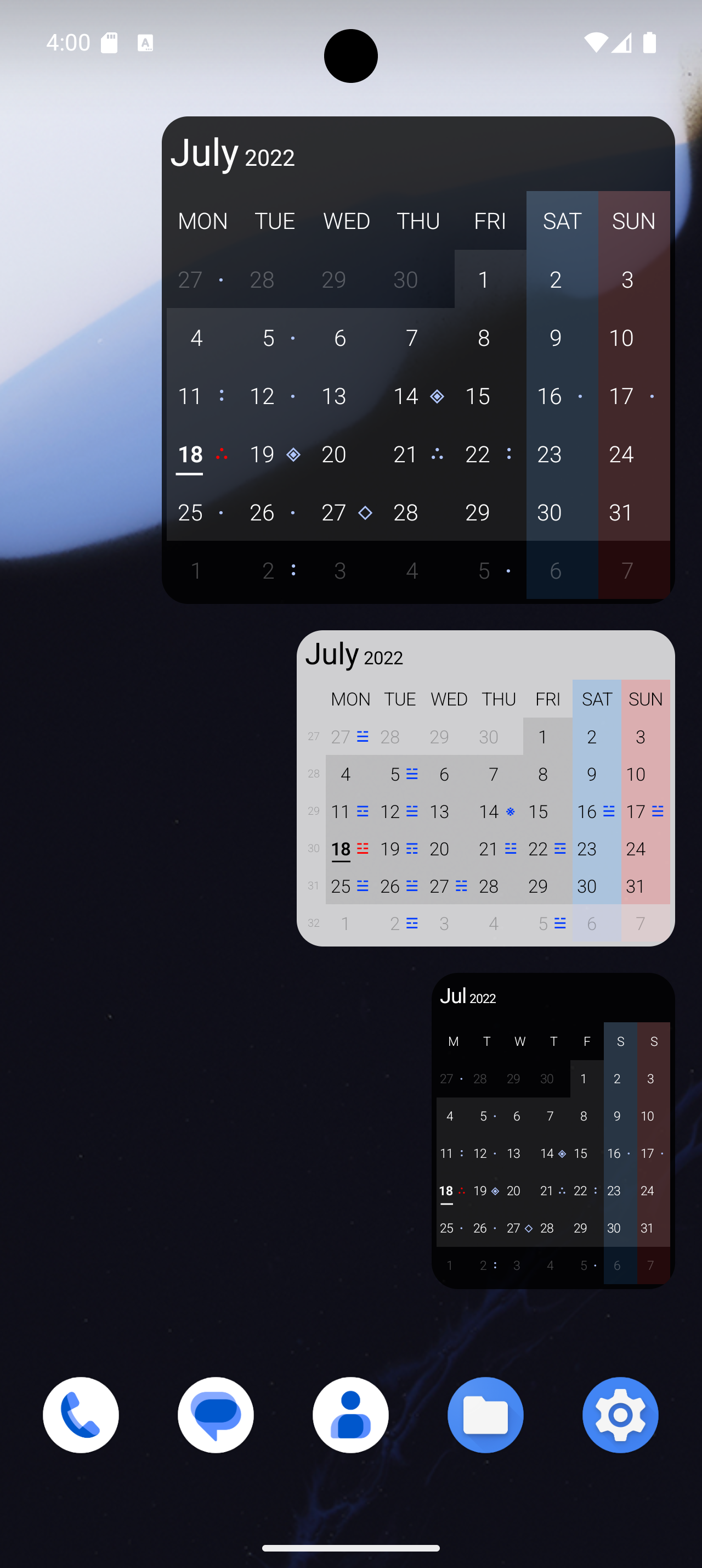 MinCal Widget桌面日历 v2.20.0安卓版截图