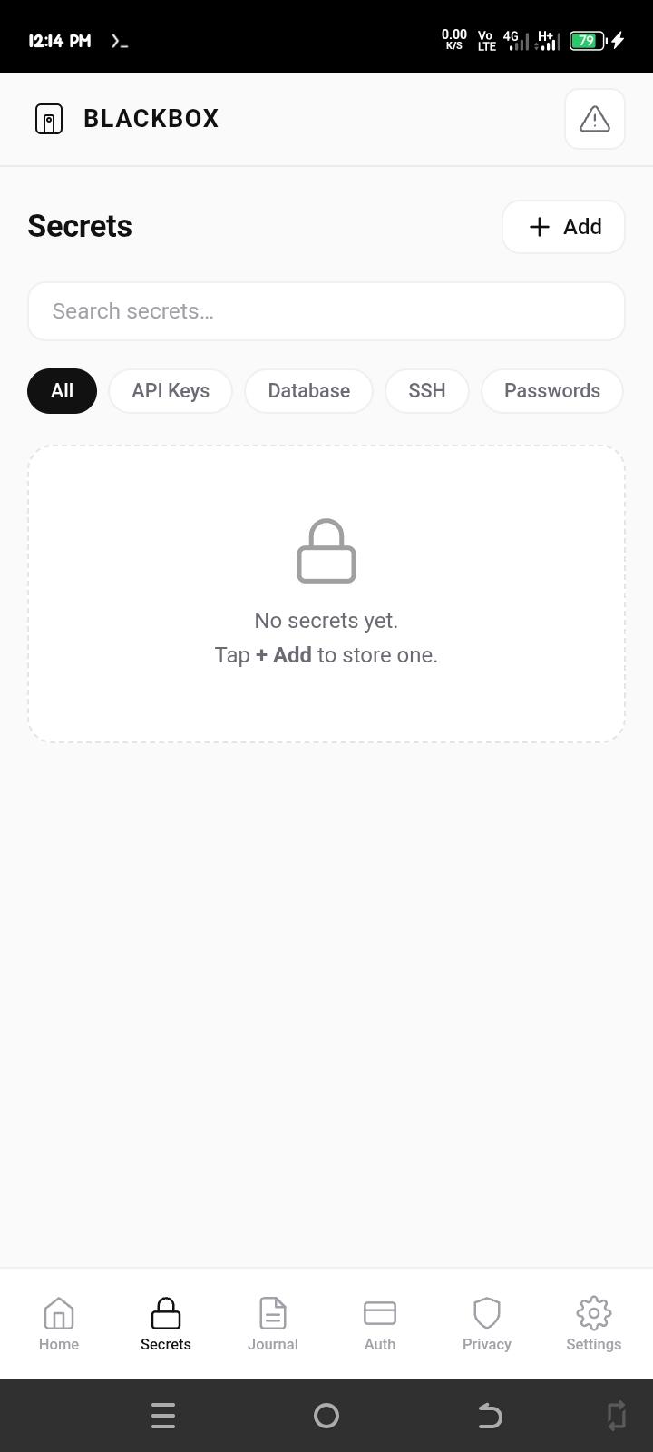 BLACKBOX隐私保险箱 v2.0.5安卓版截图