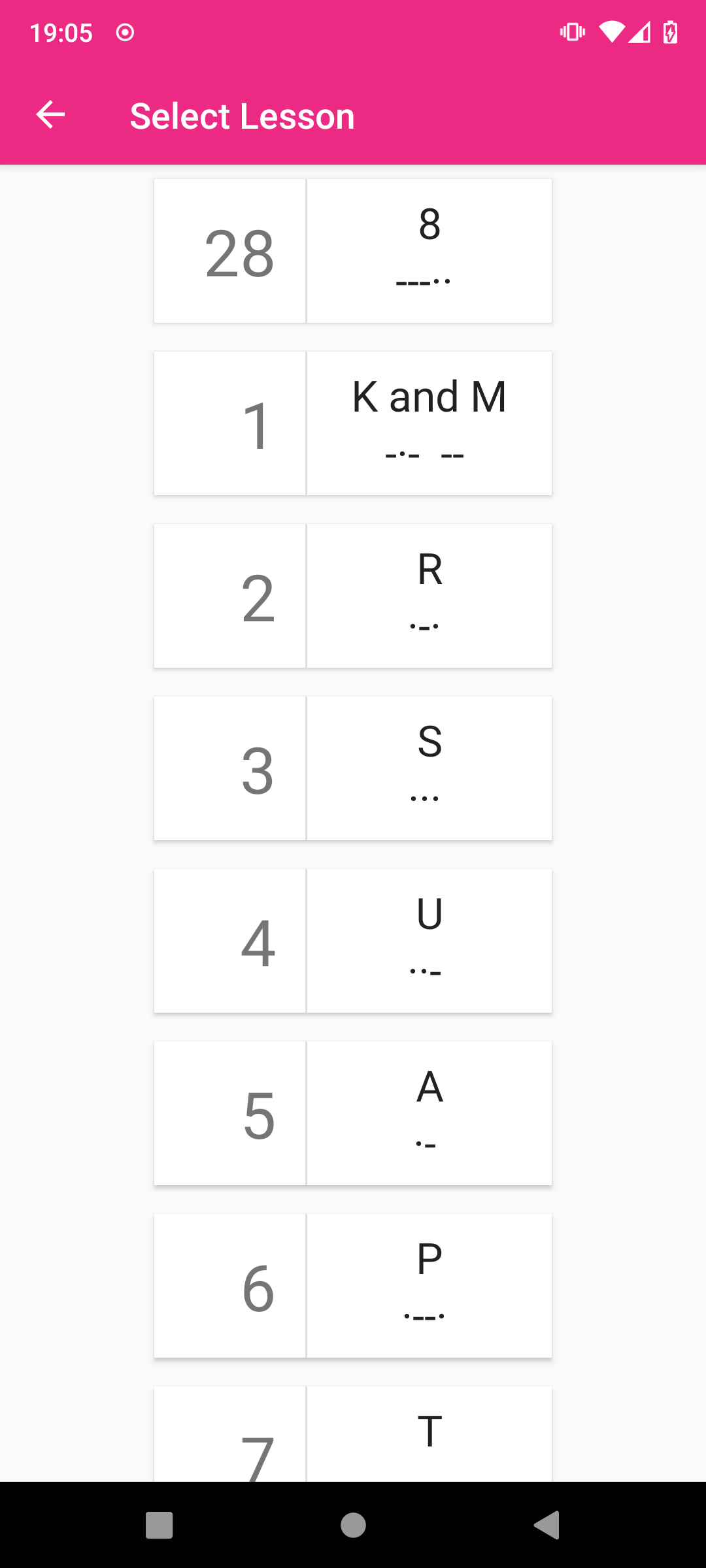 Morse Trainer摩尔斯码训练 v4.6安卓版截图