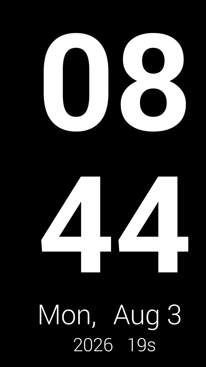 ReteClock全屏时钟 v0.55.0安卓版截图