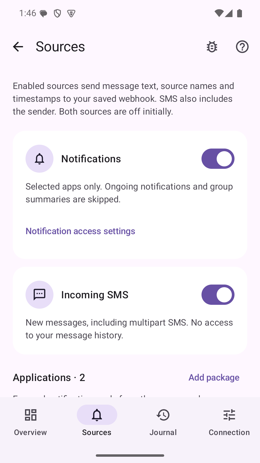 Message487消息转发 v1.0.1安卓版截图