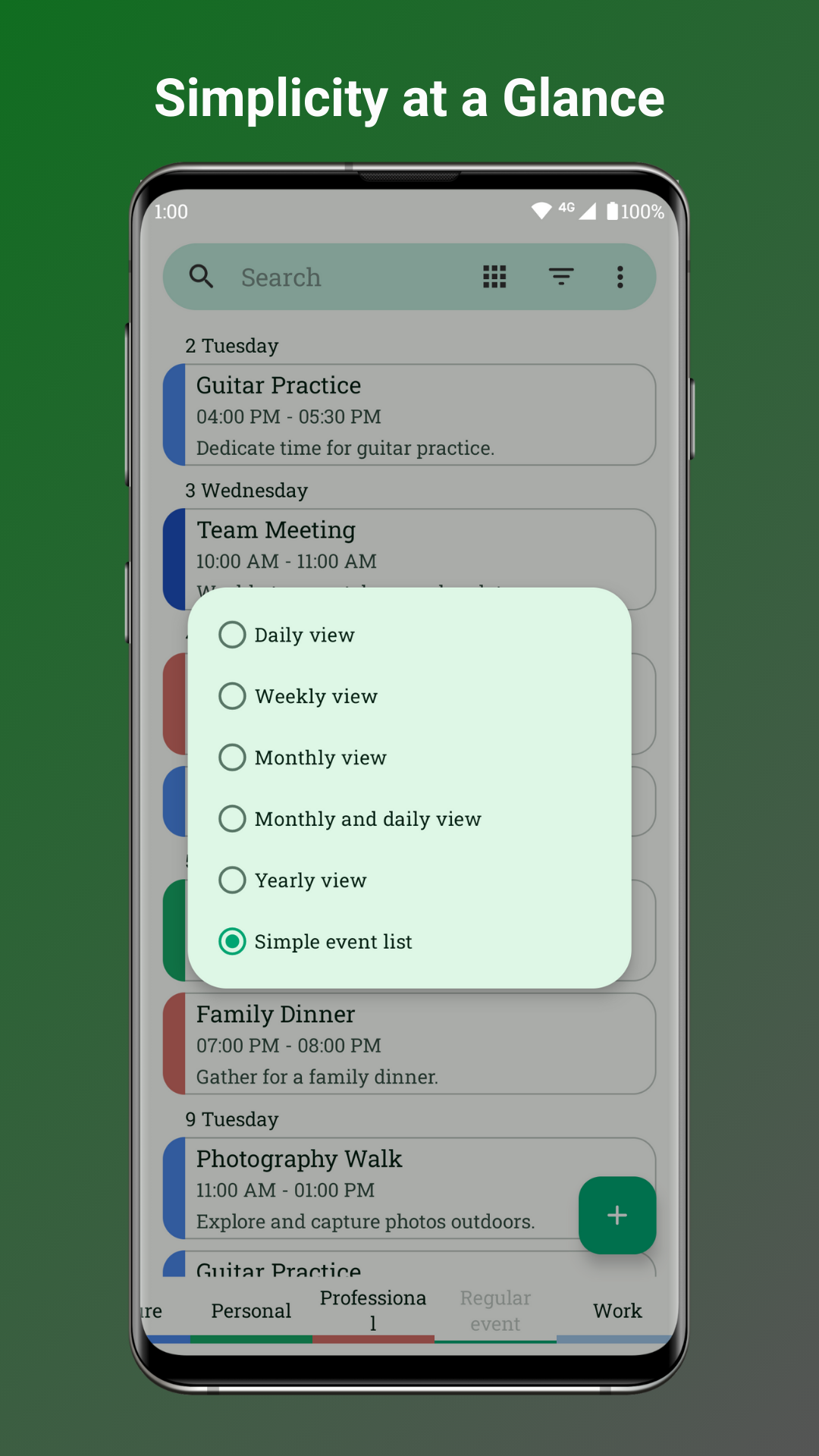 Fossify Calendar日历 v1.11.0安卓版截图