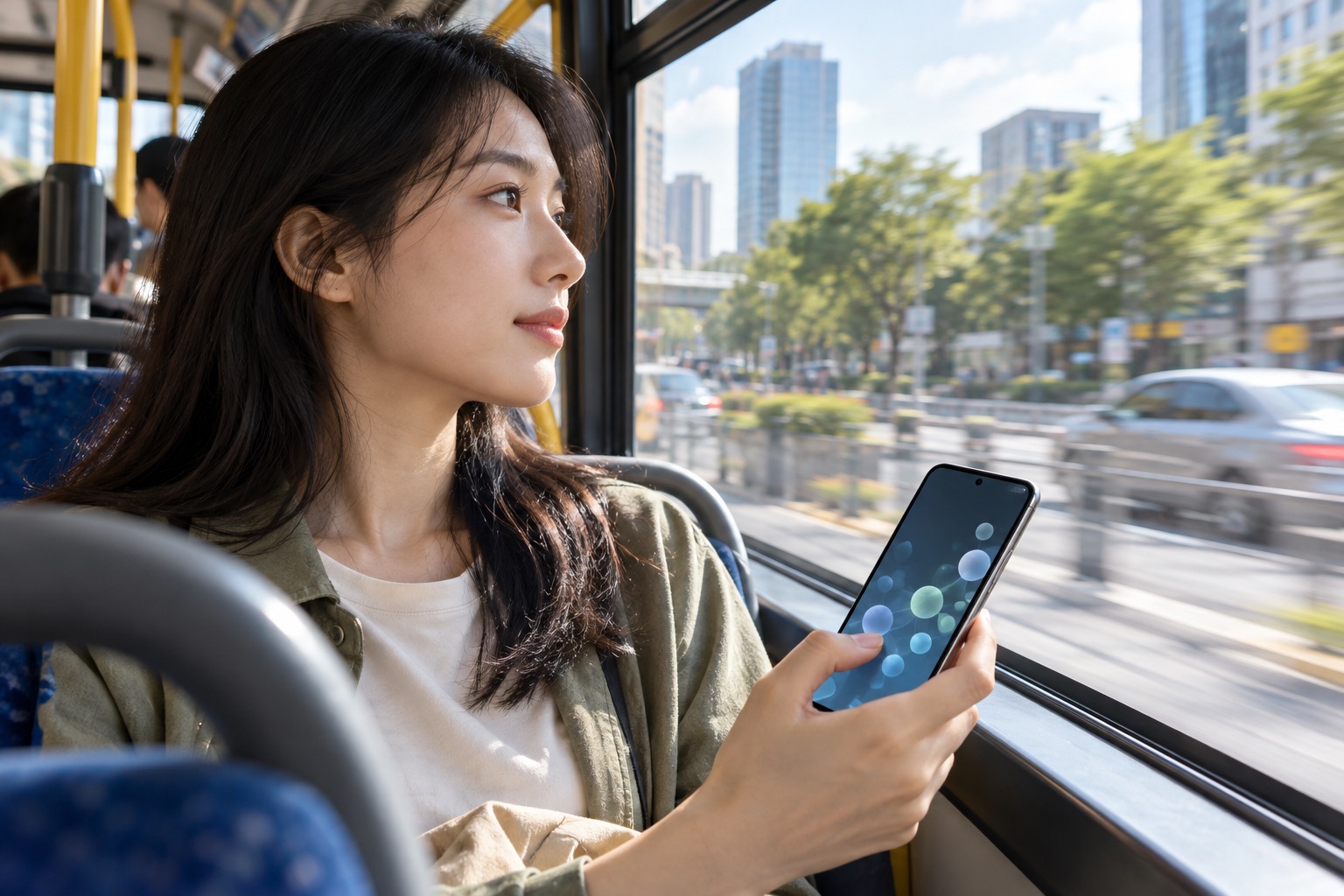 Android 17 Motion Assist缓解乘车不适:适用条件与设置要点主题原创场景插画1