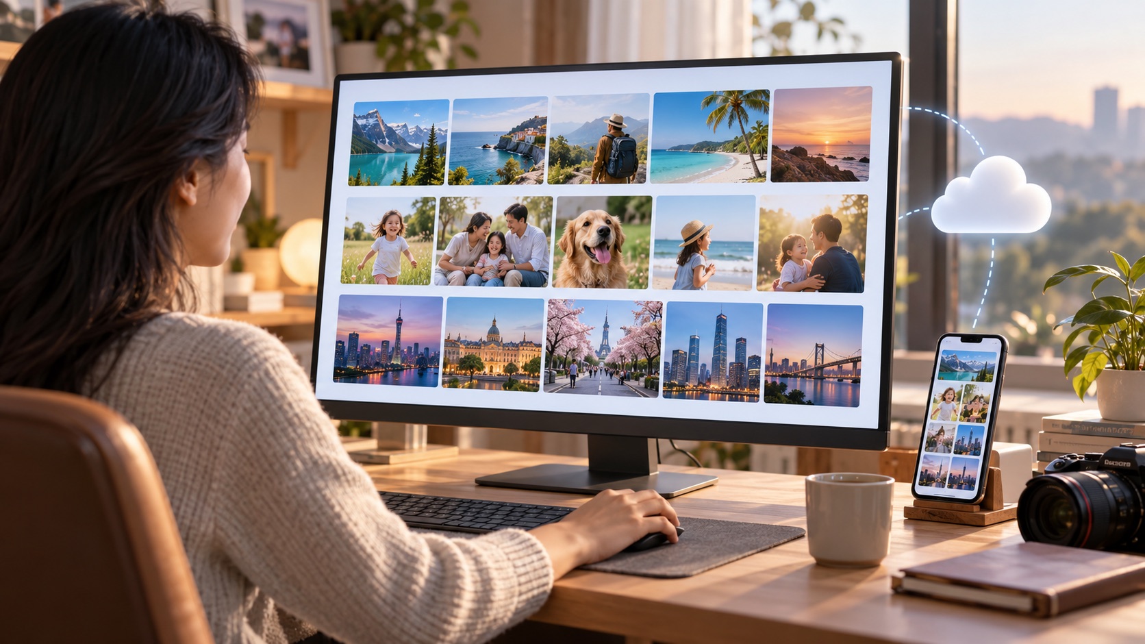 Windows 11照片应用更新:图库、编辑器和查看器有哪些变化主题原创场景插画1
